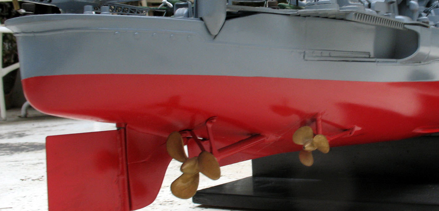 Two Vintage NOS 32mm Metal Rear Rudder For Model Boats Japan MIP Discontinued 